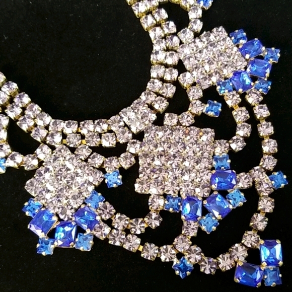 Repurposed Vintage Czech Glass Crystal Necklace - Picture 16 of 16